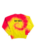 Load image into Gallery viewer, Adelaine Morin Hot Mess Pink Lemonade Tie Dye Crewneck